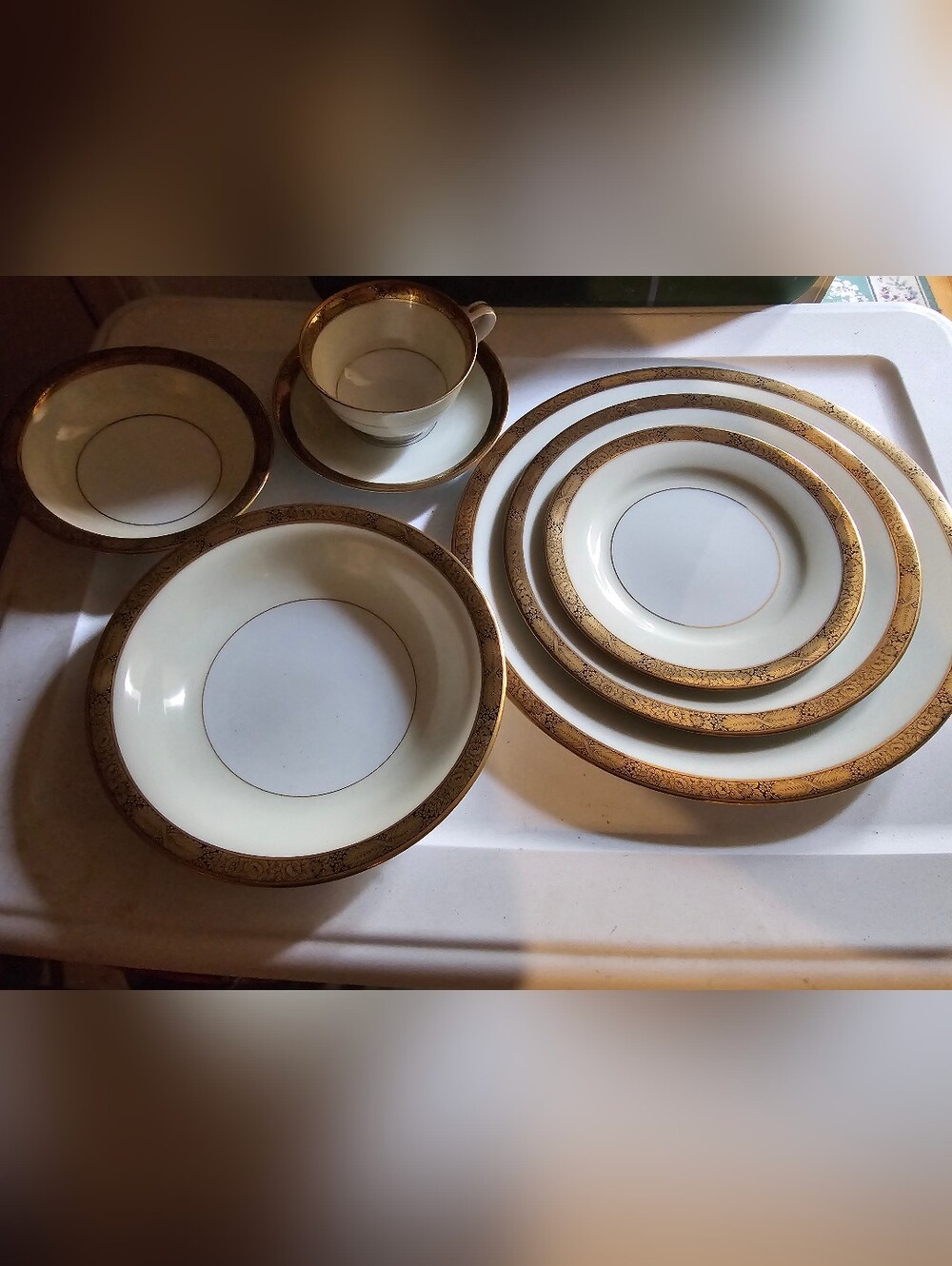 Vintage Noritake Goldkin China Set